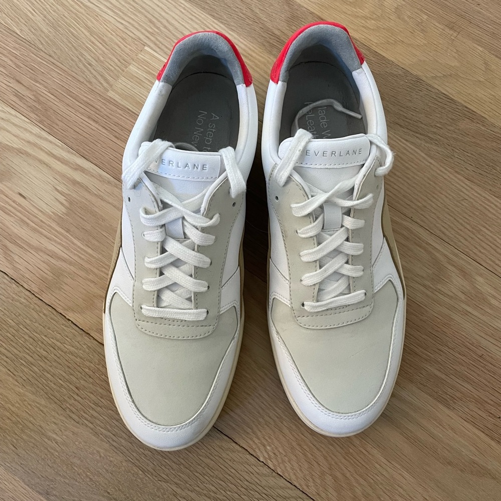 NWOB Everlane releather court sneakers